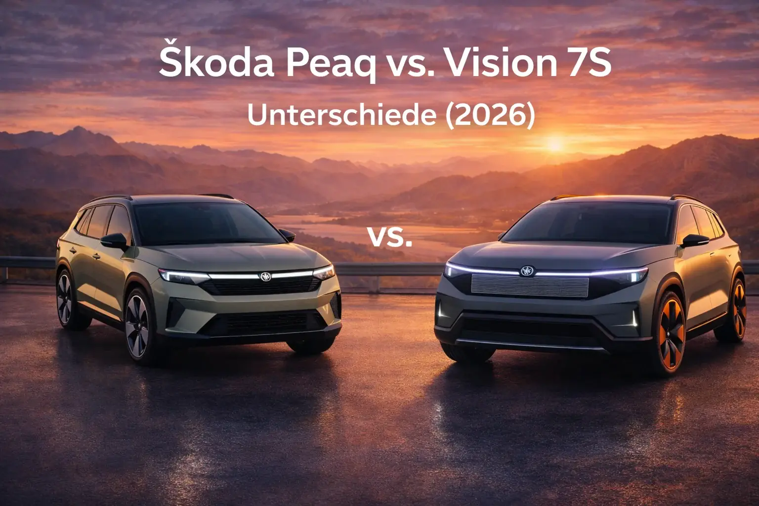 Škoda Peaq und Vision 7S: Konzept vs. Serie (Teaser)
