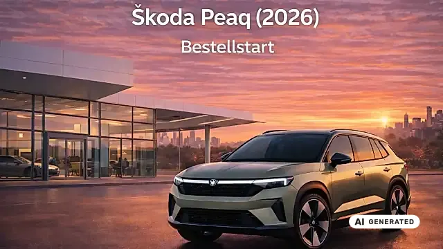 Skoda Peaq Bestellstart 2026: 7-Sitzer Elektro-SUV, seit Ende Juni bestellbar, Auslieferung im vierten Quartal