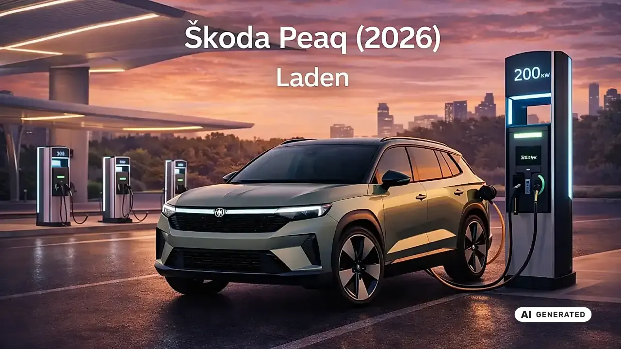 Skoda Peaq Laden 2026: DC-Schnellladung 10-80 Prozent in 28 Minuten und 11 kW AC-Wallbox
