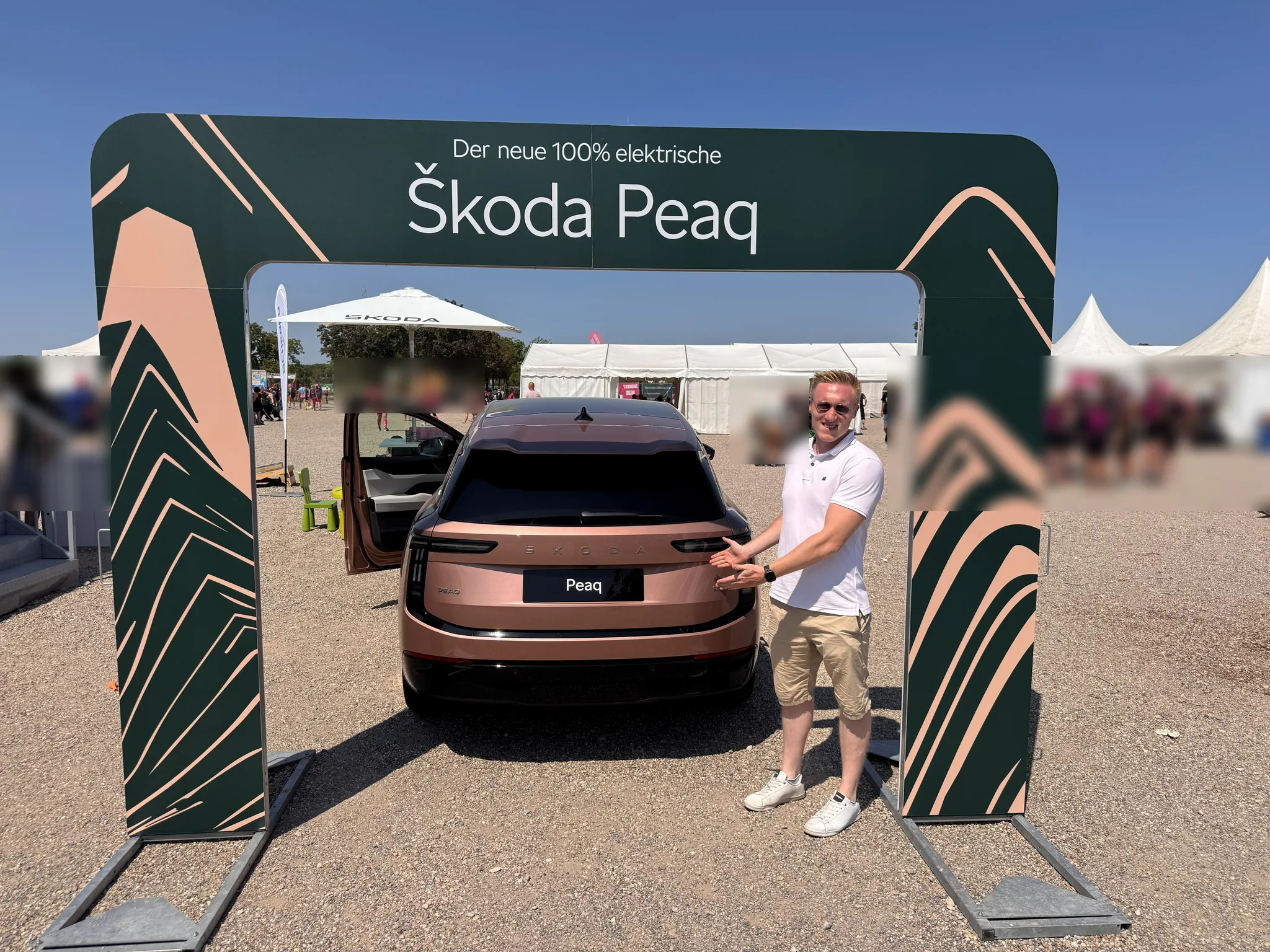 Wo wird der Škoda Peaq gebaut: der neue Peaq bei der Škoda Roadshow in Mannheim
