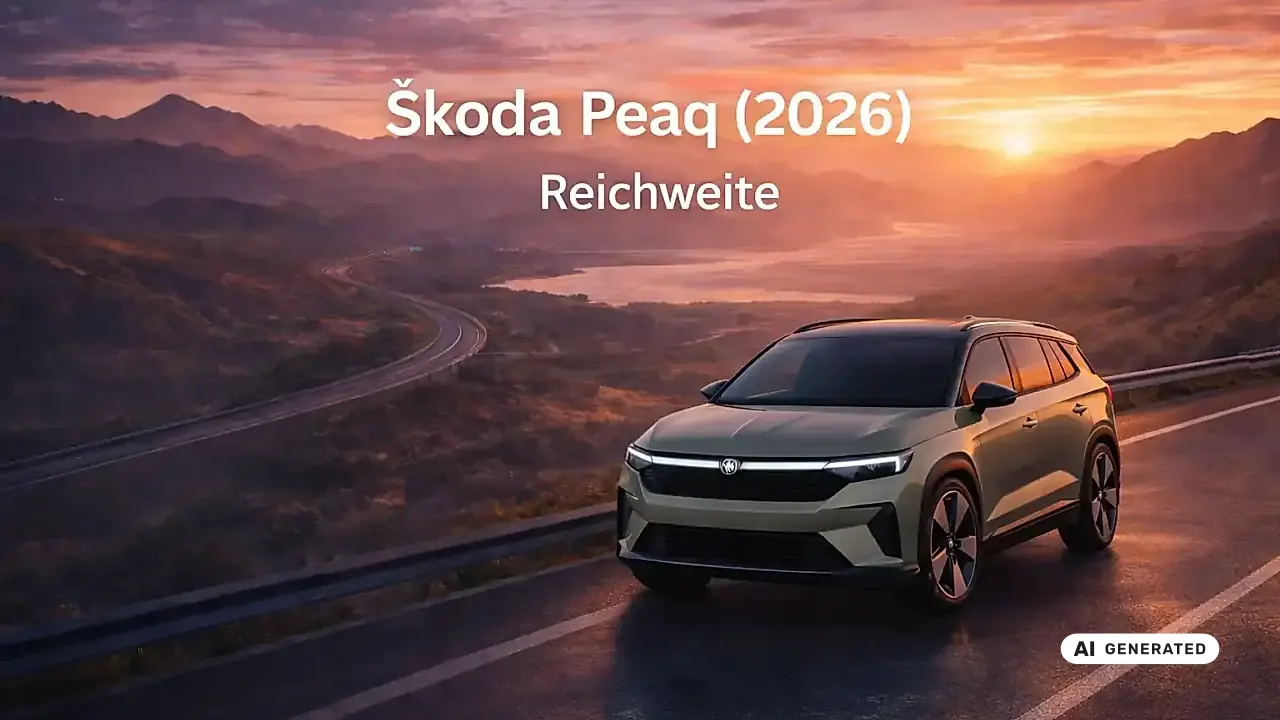 Skoda Peaq Reichweite 2026: Wie weit kommt das 7-Sitzer Elektro-SUV im WLTP wirklich?