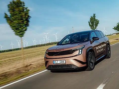 Škoda Peaq Reichweitenrekord: das Serienfahrzeug auf der Rekordstrecke