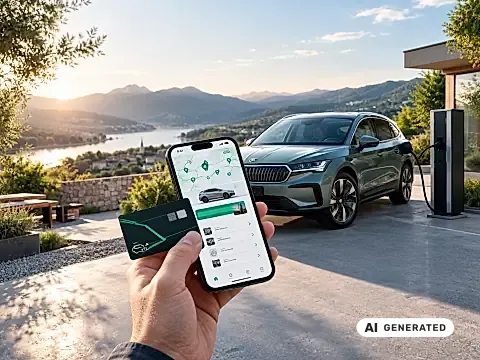 Skoda Powerpass Ladekarte am Schnelllader: freischalten per Karte oder App