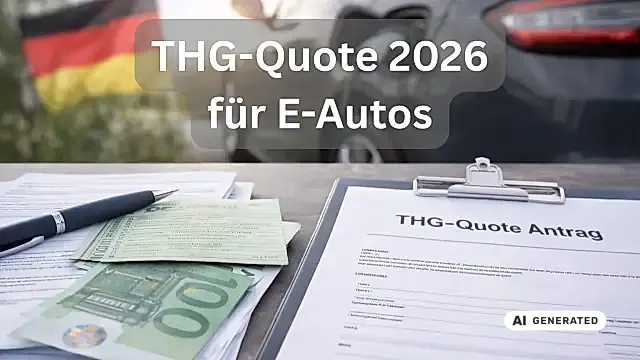 THG-Quote 2026: Prämie fürs Elektroauto online mit dem Fahrzeugschein beantragen
