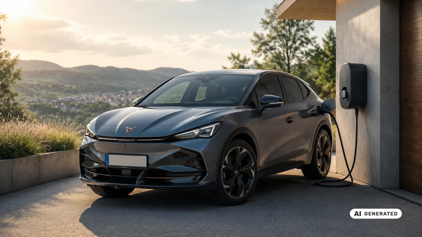 THG-Quote für die Wallbox: Elektroauto lädt an einer Wallbox an der Hauswand